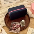 thumbnail image 1 of Large capacity, high-quality women's cosmetic bag - hypoallergenic cosmetic organizer bag, zipper closure, a must-have for travel, school, bathroom, and bedroom; also a great gift., 1 of 14