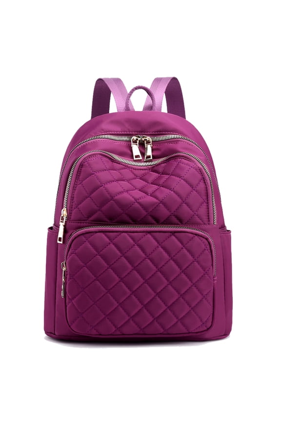 Large capacity lightweight nylon embroidery thread ladies backpack