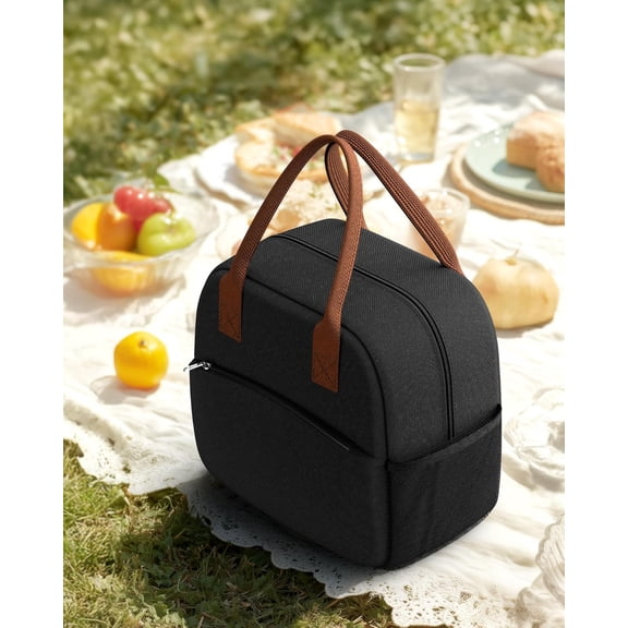 Large capacity lunch box bag, insulation bag, multifunctional refrigerated bag, bento tote bag, waterproof aluminum foil insulation and cooler bag
