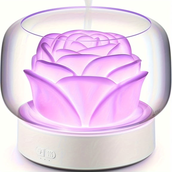 Large-capacity soundwave diffuser with 7-color lights and auto power-off. Silent working, suitable for indoor spaces and various holidays.