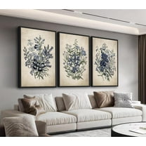 Large d Birds Wall Art - Abstract Birds on Branches Leaf Wall Decor 16"x24" Set of 3 Spring Garden Painting Prints Modern Green Tree Canvas Pictures for Living Room Bedroom Office Artwork