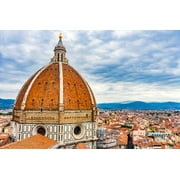 Large dome golden cross, Duomo Cathedral, Florence, Italy Finished 1400's Formal name Cathedral di Santa Maria del Fiore Poster Print by William Perry (36 x 24) # EU16WPE0607