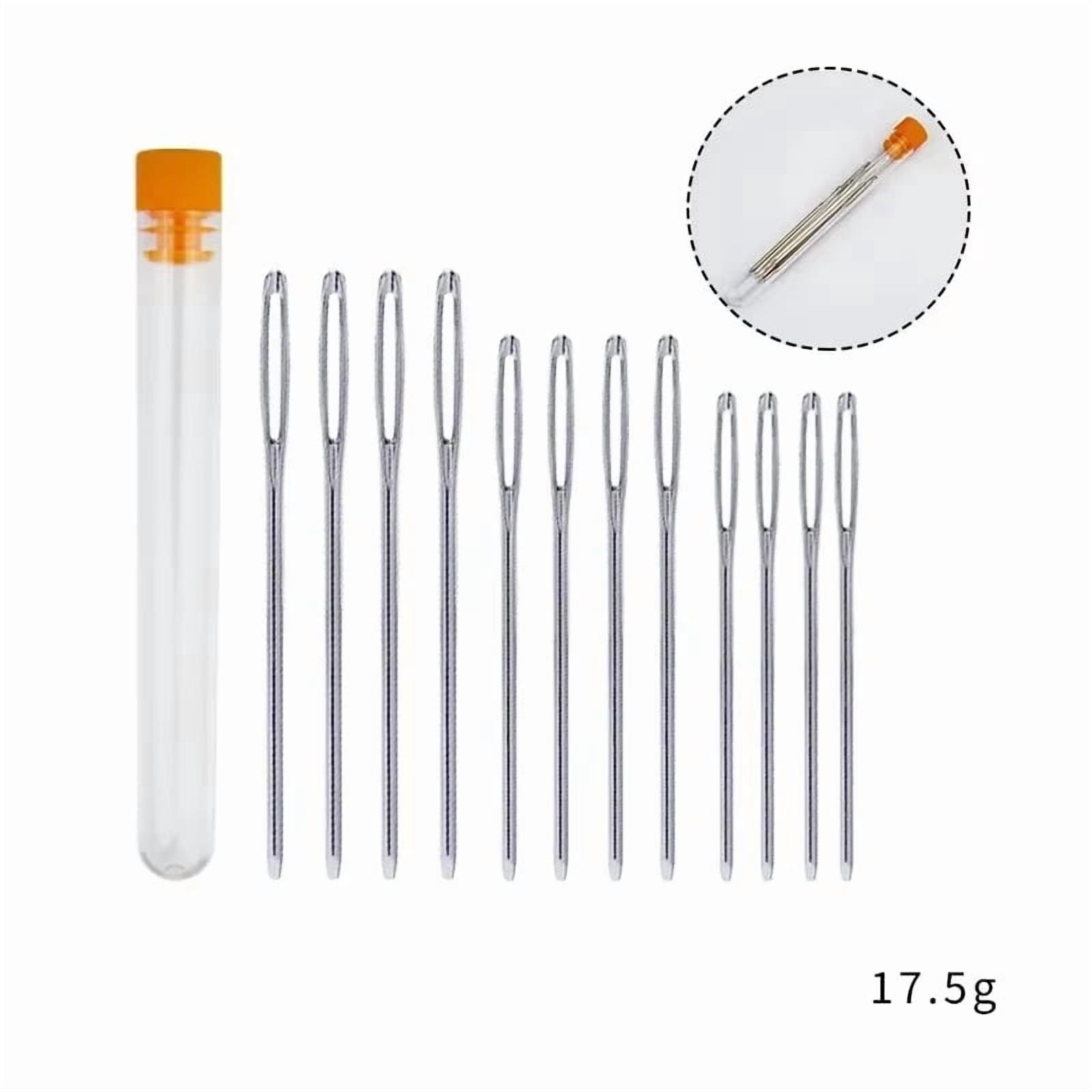 Large eye needle Sewing needle Handmade leather needle steel yarn knitting needle sewing tool set