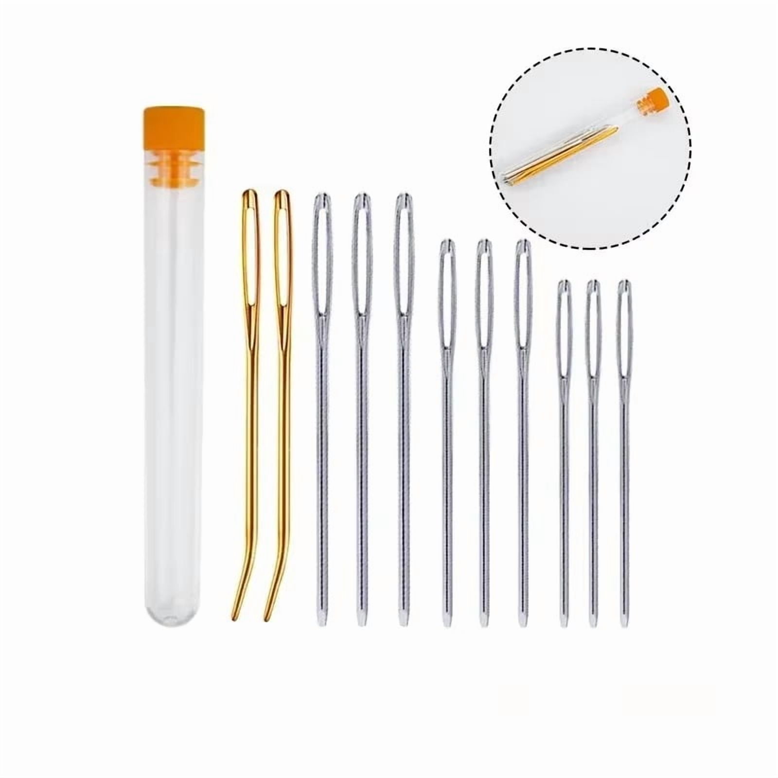 Large eye needle Sewing needle Handmade leather needle steel yarn knitting needle sewing tool set