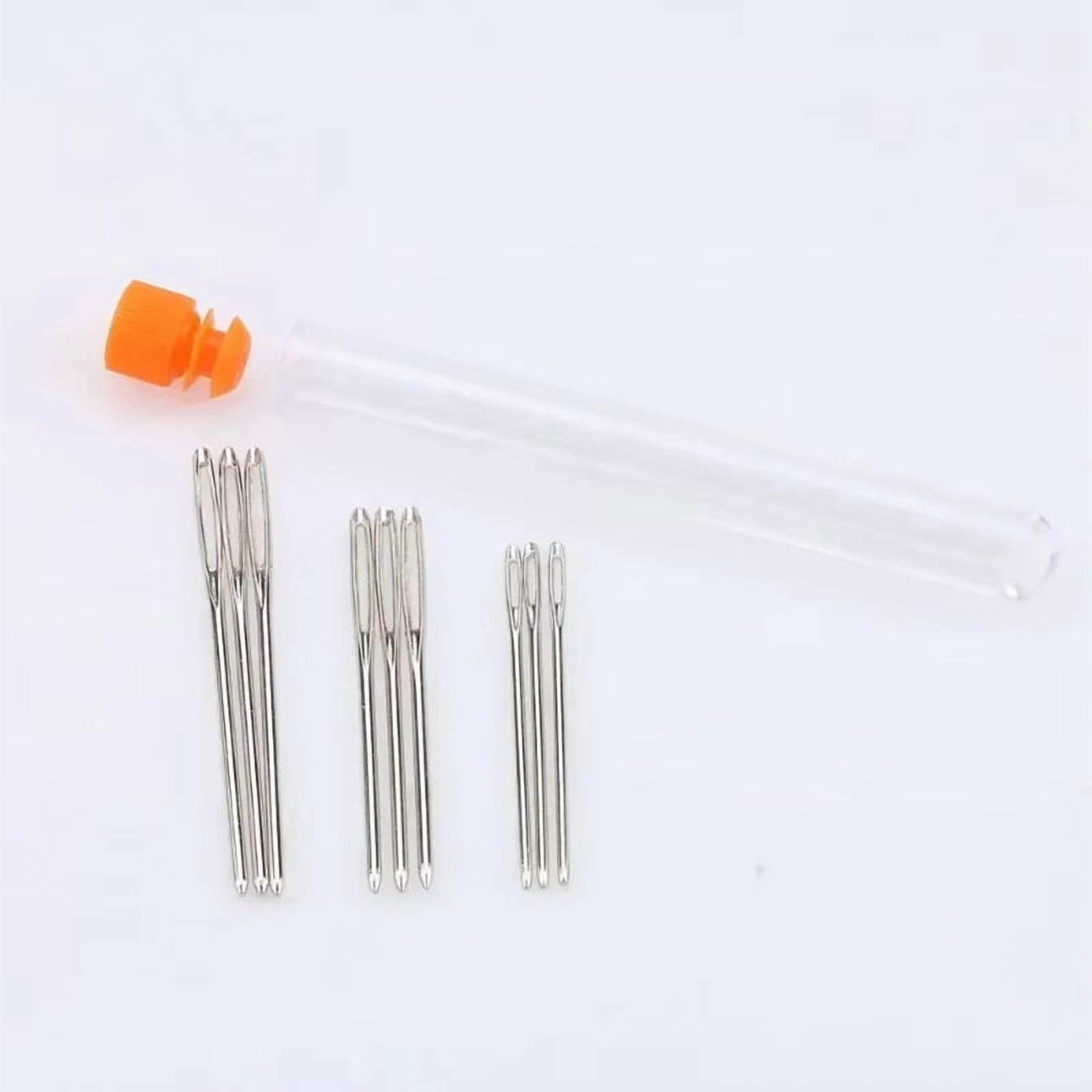 Large eye needle Sewing needle Handmade leather needle steel yarn knitting needle sewing tool set