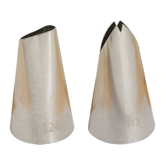 Large frosting tube tip, cake decoration head set, Star Drop rose petal frosting head pastry nozzle head - style:style1