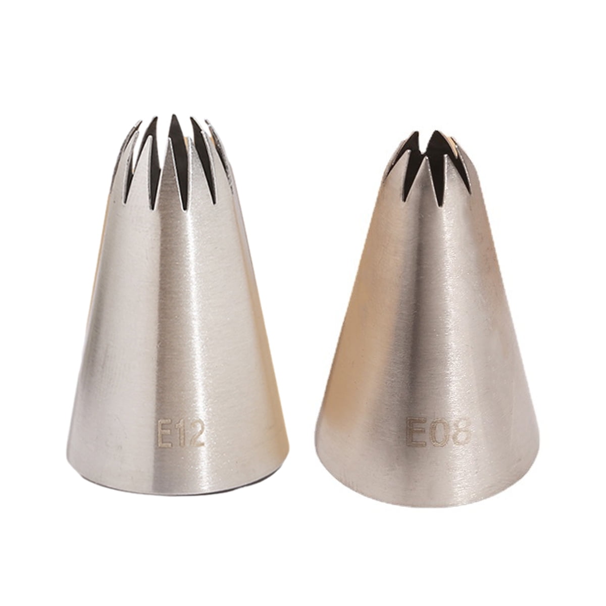 Large frosting tube tip, cake decoration head set, Star Drop rose petal