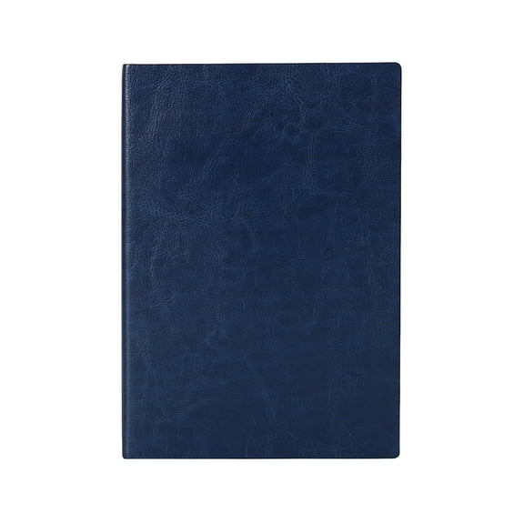 Large horizontal notebook, vegan leather, cream lined paper | writers, journalists, business meetings and students