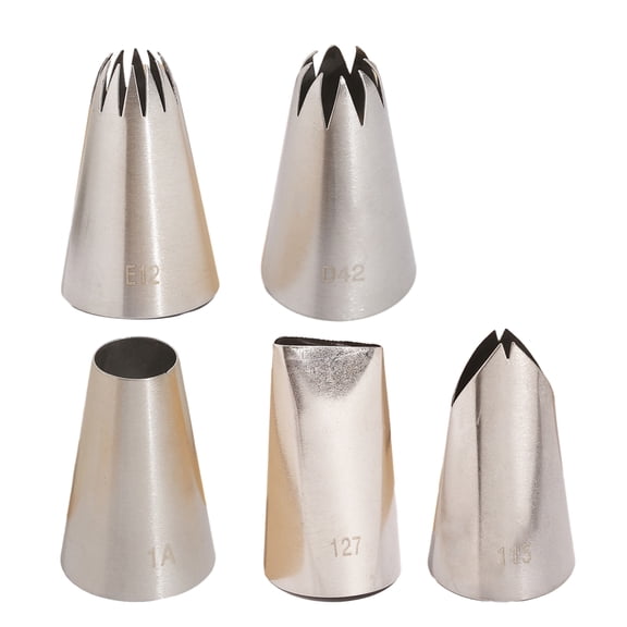 Large pipe set, stainless steel decorative nozzle head, cake cake cookie decoration pastry baking toolsstyle:style4;