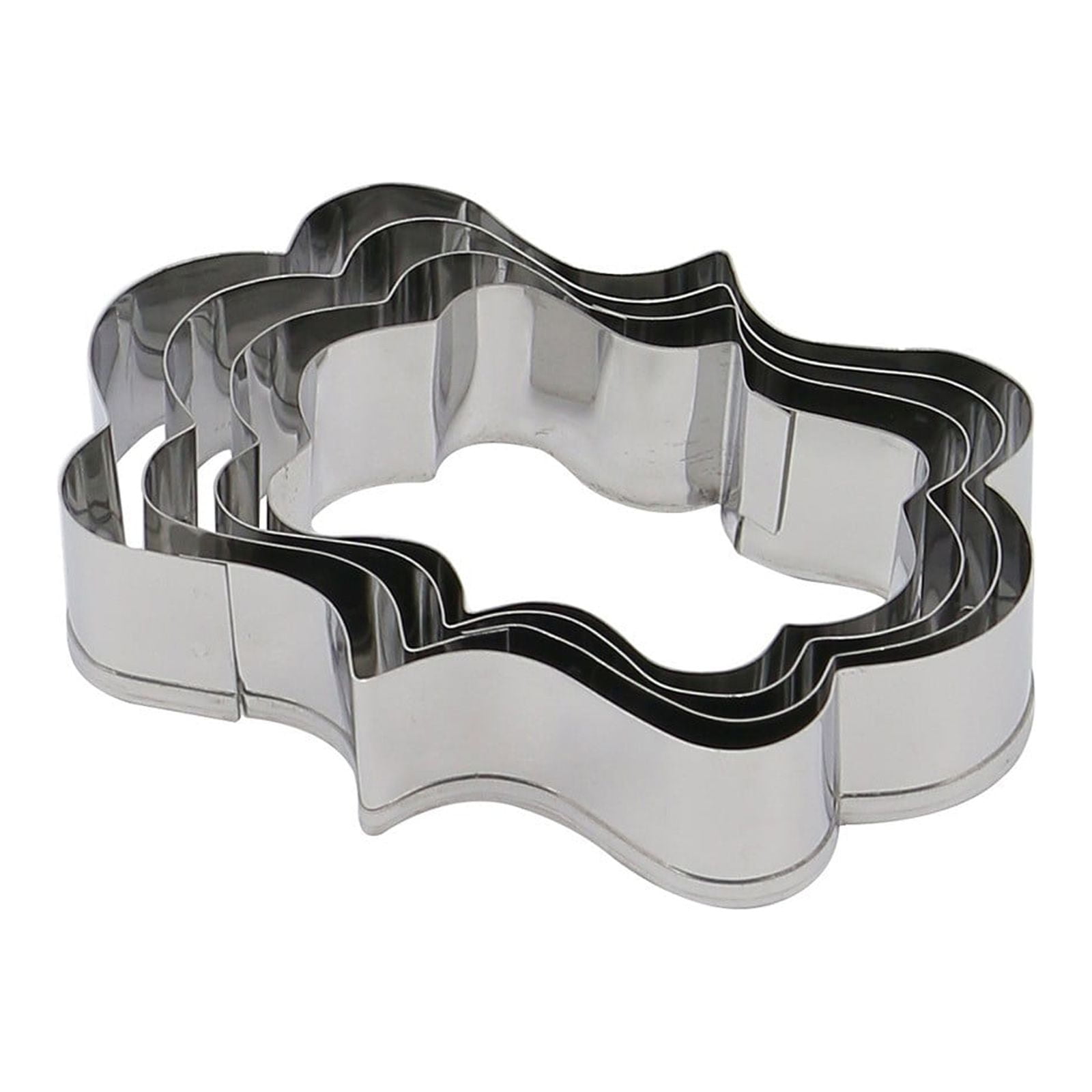 Large round Cake Pans for Baking Stainless Steel Fondant Cookie Stamper