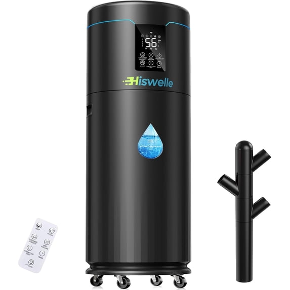 Large s for Bedroom, 4.5 Gal l Mist for Large Room Whole House with Remote Control, 800mL/h Output, 48H Runtime, Auto Humidistat, Wheels, Timer, Essential Oil Tray