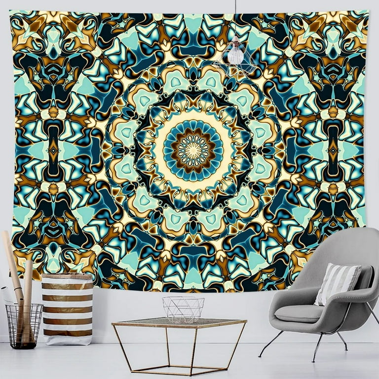 Large size mandala home decor tapestry background cloth hippie bohemian decor psychedelic scene yoga mat sheet Walmart