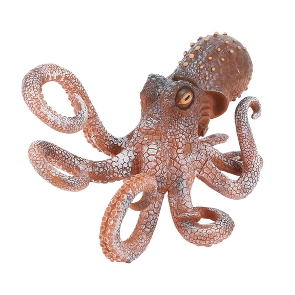 Large <span Style="background:red"></span> Octopus Figurine, Ocean Animal Model For Decor  Educational Play, 7.9" Long