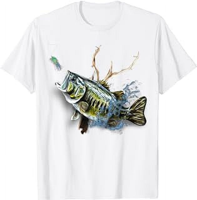Largemouth Bass Fishing - Men, Women & Kids Largemouth Bass T-Shirt ...