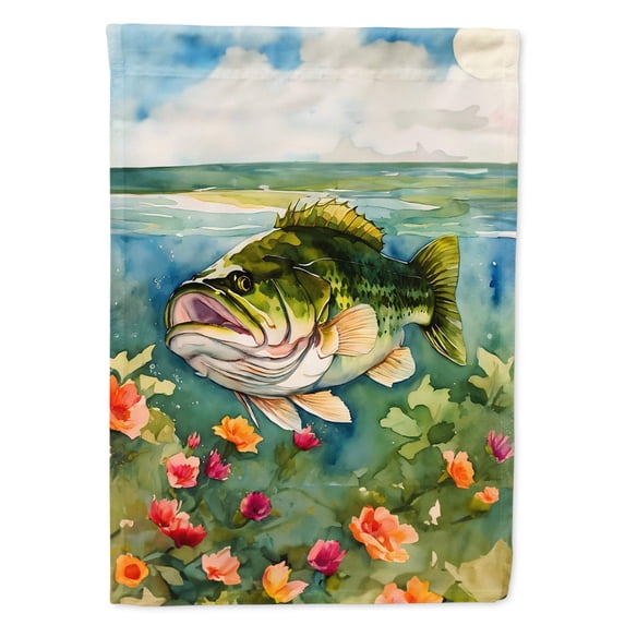 Largemouth Bass House Flag