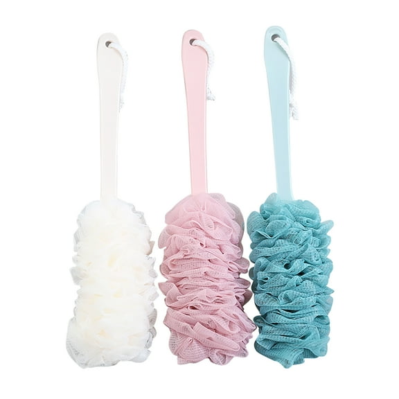 Larger Bath Towel Brush Long Handle Bath Brush Bubble Rubbing Back Body Brush