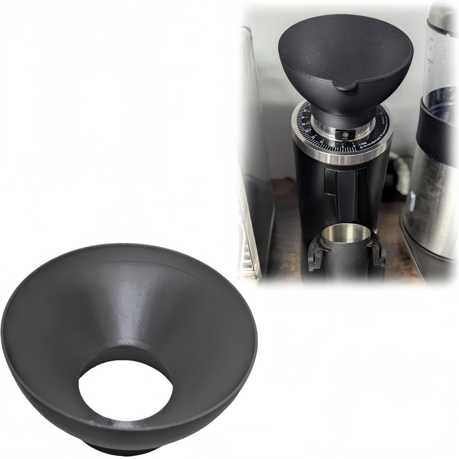Larger Capacity Bean Hopper Compatible with DF54 Coffee Grinder, Increased Capacity, Easy to Install