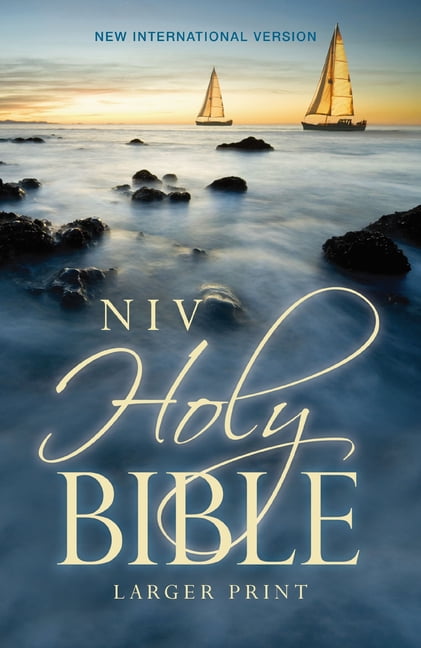 Larger Print Bible-NIV (Paperback)(Large Print) - Walmart.com