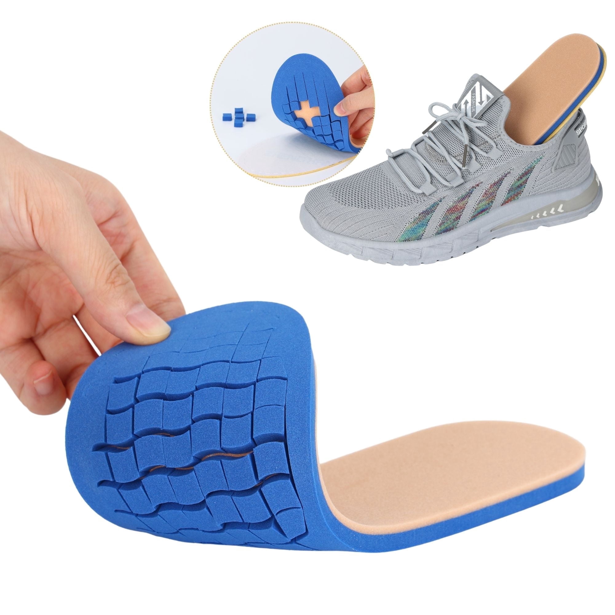Larger size Diabetic Insoles Men & Women Diabetic Insoles–Soft ...