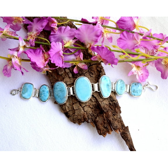 Larimar Bracelet-Statement