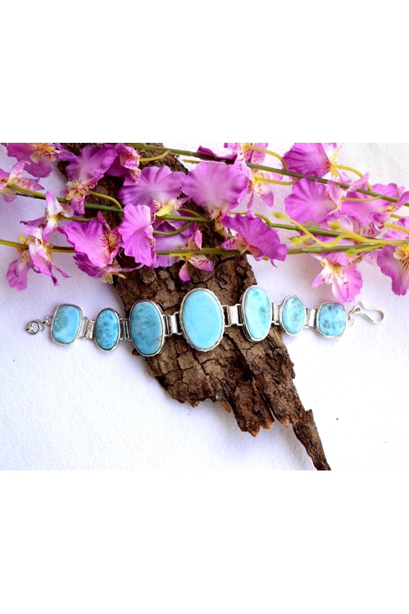 Larimar Bracelet-Statement