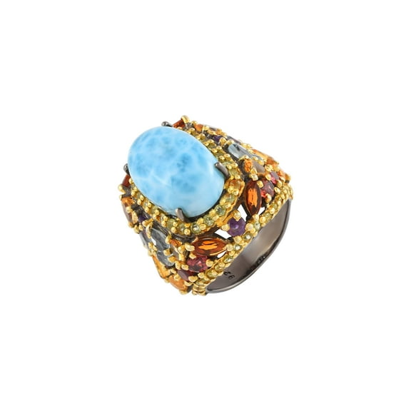 Larimar Gemstone Ring