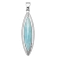 thumbnail image 1 of Larimar Pendant Marquise Shape Rhodium on Sterling - Nontarnish, Pendant Only, 1 of 1
