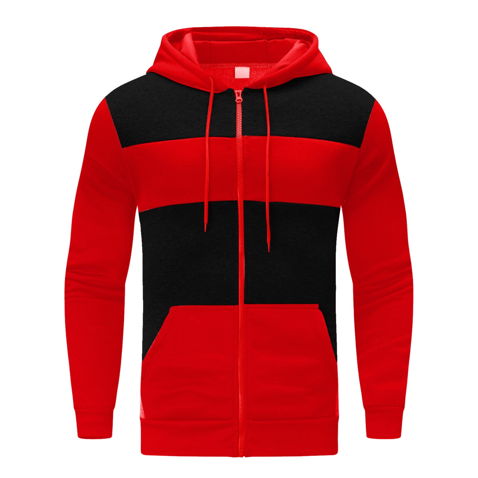 Larisalt Zip Up Hoodie Men,Men's SherpaLined FullZip Hooded