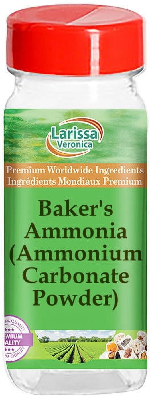 Larissa Veronica Baker's Ammonia (Ammonium Carbonate Powder), (8 oz, 1