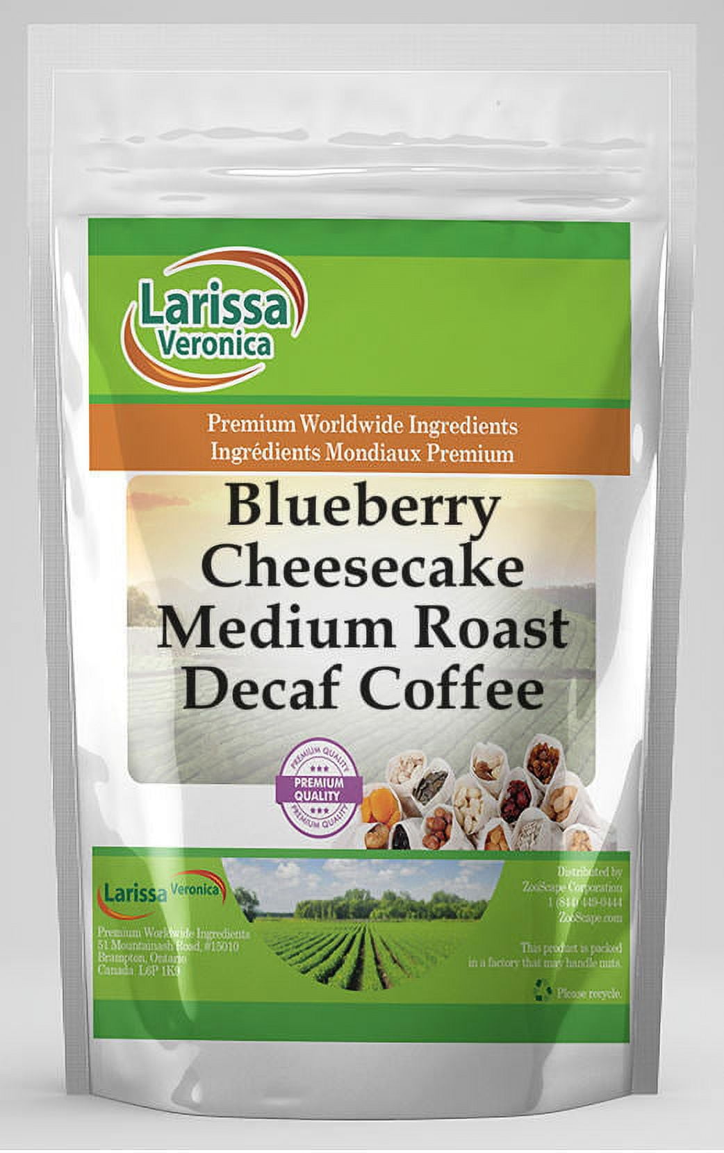 Larissa Veronica Blueberry Cheesecake Medium Roast Decaf Coffee