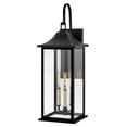 thumbnail image 1 of 81595BK Lark Nolan - 15W 3 LED Large Outdoor Wall Lantern-26 Inches Tall and 9 Inches Wide, 1 of 11