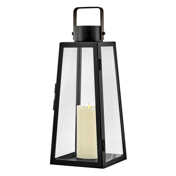 Lark 82310 Hugh 19" Tall Portable Outdoor Led Lantern - Black
