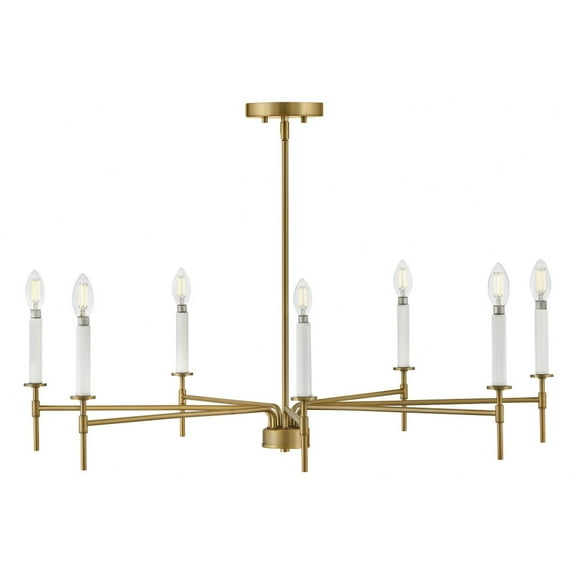 83077LCB Lark Hux - 35W 7 LED Large Chandelier-8.75 Inches Tall and 36 Inches Wide