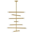 thumbnail image 1 of 83199LCB Lark Millie - 70W 14 LED Large Chandelier-29 Inches Tall and 31.5 Inches Wide-Lacquered Brass Finish, 1 of 14
