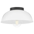 thumbnail image 1 of 83301BK-CO Lark Stu - 10W 1 LED Small Flush Mount-4.75 Inches Tall and 11 Inches Wide-Black Finish, 1 of 9