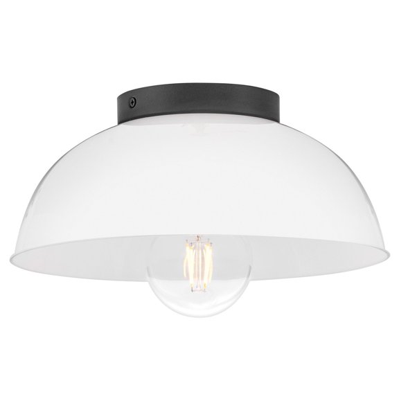 83301BK-CO Lark Stu - 10W 1 LED Small Flush Mount-4.75 Inches Tall and 11 Inches Wide-Black Finish
