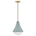 thumbnail image 1 of 83417SF Lark Haddie - 8W 1 LED Medium Pendant-14.75 Inches Tall and 11 Inches Wide-Seafoam Finish, 1 of 20
