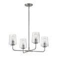 thumbnail image 1 of 83454BN Lark Kline - 4 Light Medium Chandelier In Transitional Style-9.75 Inches Tall and 25 Inches Wide-Brushed Nickel Finish, 1 of 17