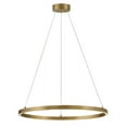 thumbnail image 1 of 83464LCB-Lark-Kenna - 20W LED Medium Chandelier In Modern Style-31.25 Inches Tall and 25 Inches Wide-Lacquered Brass Finish, 1 of 2
