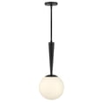 thumbnail image 1 of 83507BK Lark Izzy - 10W 1 LED Small Pendant In Mid-Century Modern Style-21.75 Inches Tall and 9.75 Inches Wide-Black Finish, 1 of 20