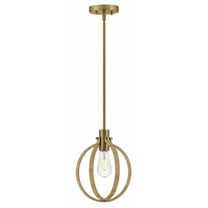 83557LCB-BAM Lark Fallon - 5W 1 LED Medium Pendant In Coastal Style-12.25 Inches Tall and 10 Inches Wide