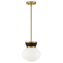 83607BK-LCB Lark Lucy - 10W 1 LED Small Pendant-10.25 Inches Tall and 10 Inches Wide-Black Finish