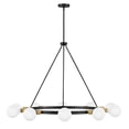 thumbnail image 1 of 83610BK Lark Orla - 100W 10 LED Large Chandelier In Mid-Century Modern Style-29 Inches Tall and 36 Inches Wide-Black Finish, 1 of 20