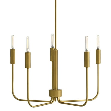 Lark 83634 Austen 5 Light 29" Wide Candle Style Chandelier - Brass