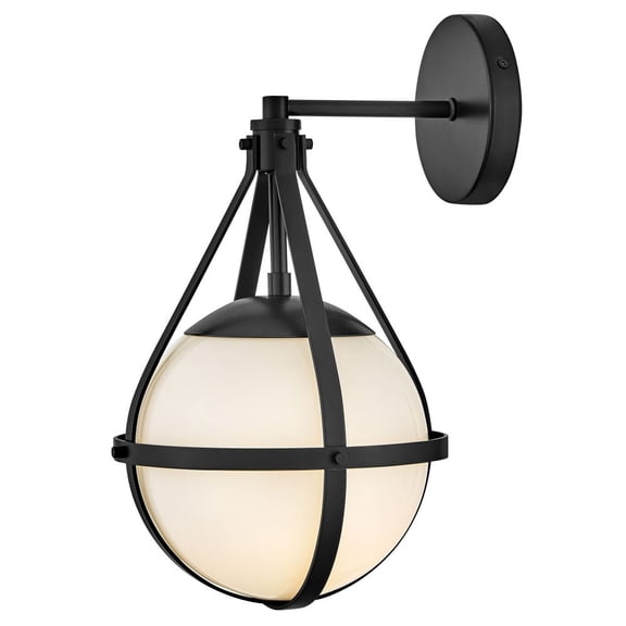 83670BK Lark Colby - 15W 1 LED Small Wall Sconce-15.75 Inches Tall and 9.25 Inches Wide-Black Finish