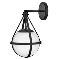 Lark 83670 Colby 1 Light 16" Tall Wall Sconce - Black