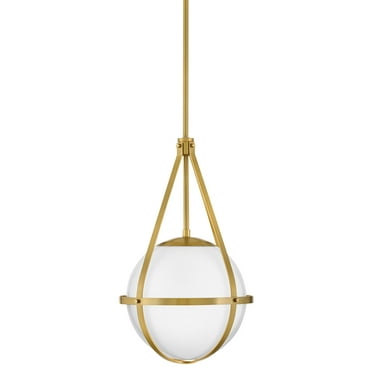 Lark 83677 Colby 1 Light 12" Wide Pendant - Brass