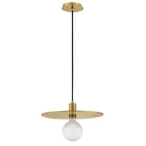 83887LCB Lark Lulu - 14W 1 LED Small Convertible Pendant In Modern Style-4 Inches Tall and 10 Inches Wide