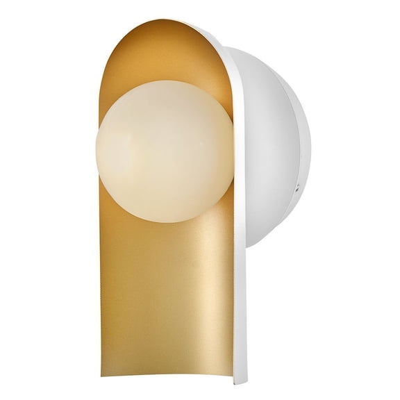 84230SO Lark Zuri - 5W 1 LED Medium Wall Sconce-10 Inch Tall and 6 Inch Wide-Satin Off White Finish