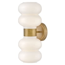 84250LCB Lark Nadia - 20W 2 LED Medium Wall Sconce-16.5 Inch Tall and 6.5 Inch Wide-Lacquered Brass Finish